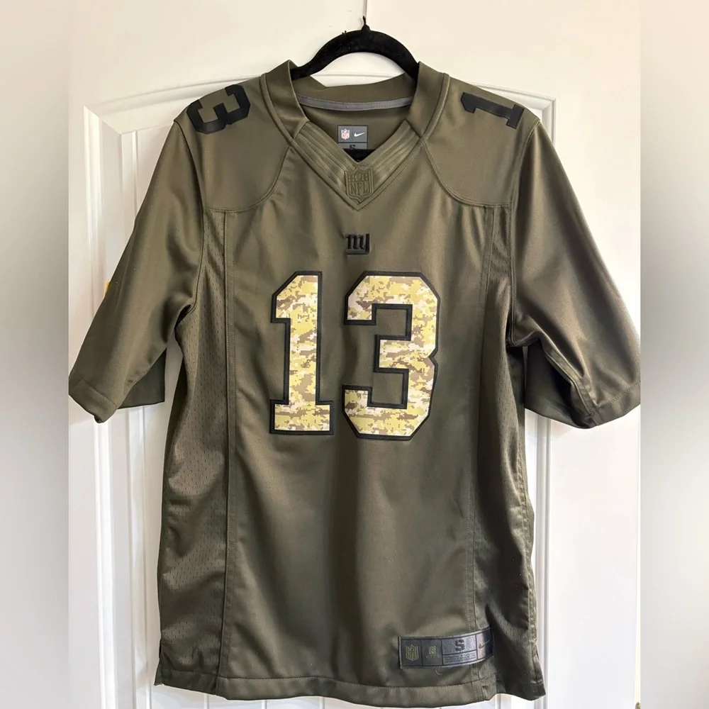 🏈NIKE NY Giants Beckham Jr Salute to Service Camo Jersey